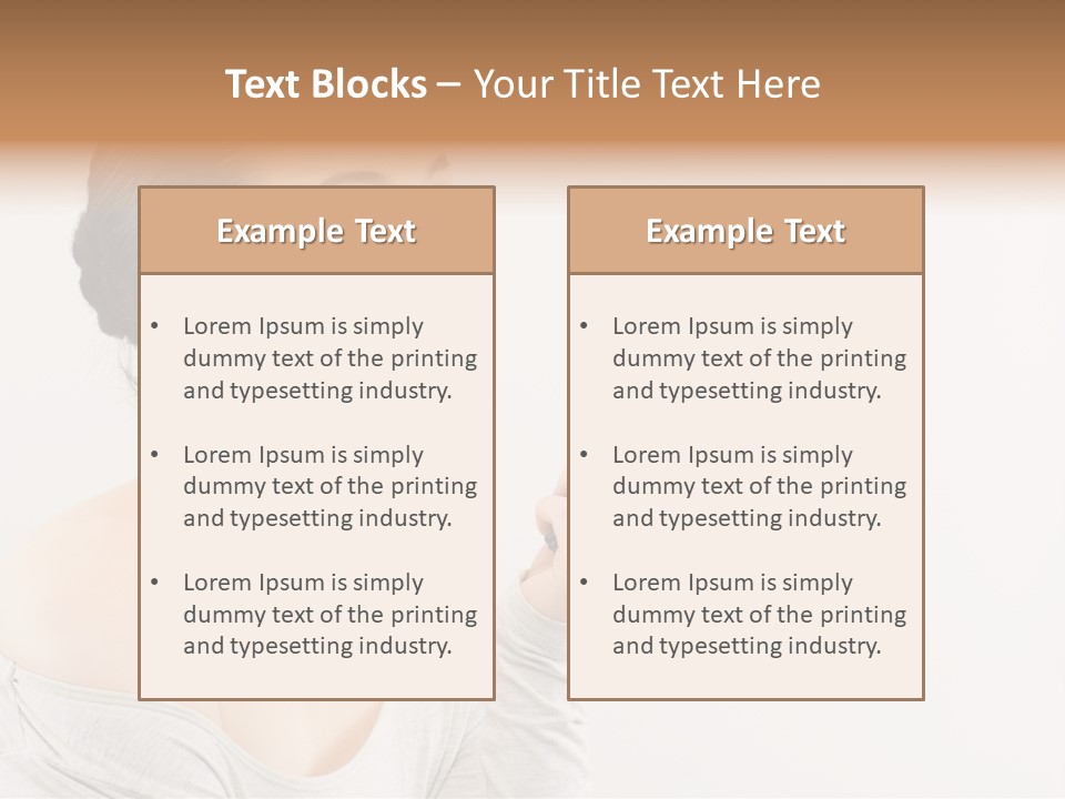 Female Brush  PowerPoint Template