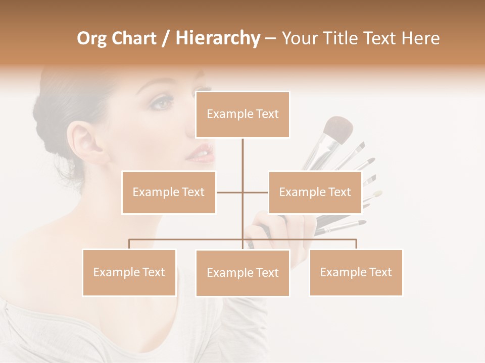 Female Brush  PowerPoint Template