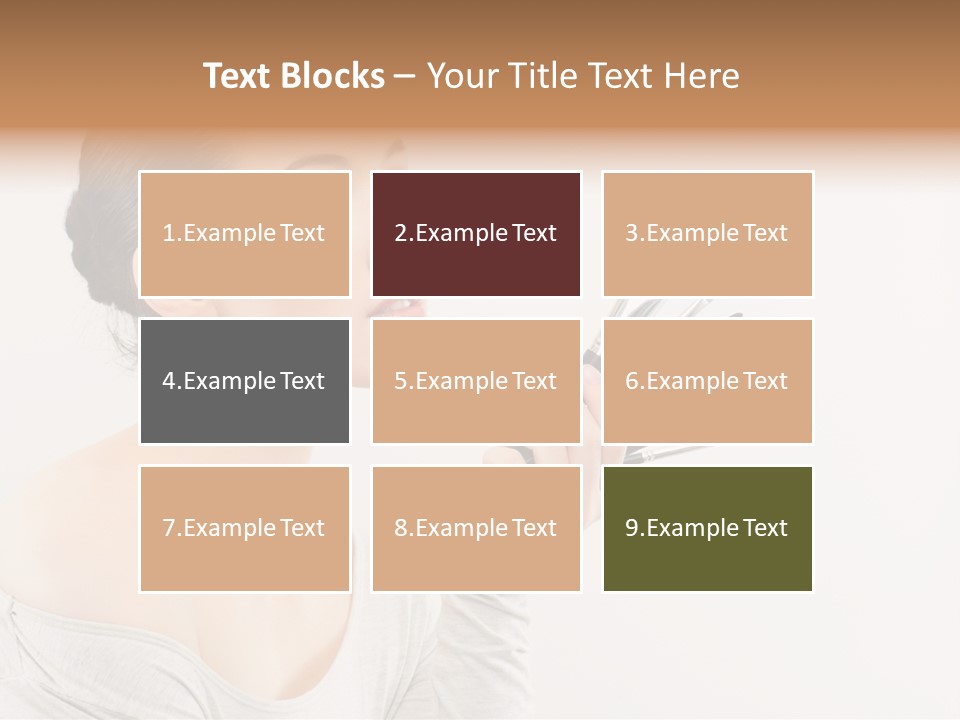 Female Brush  PowerPoint Template
