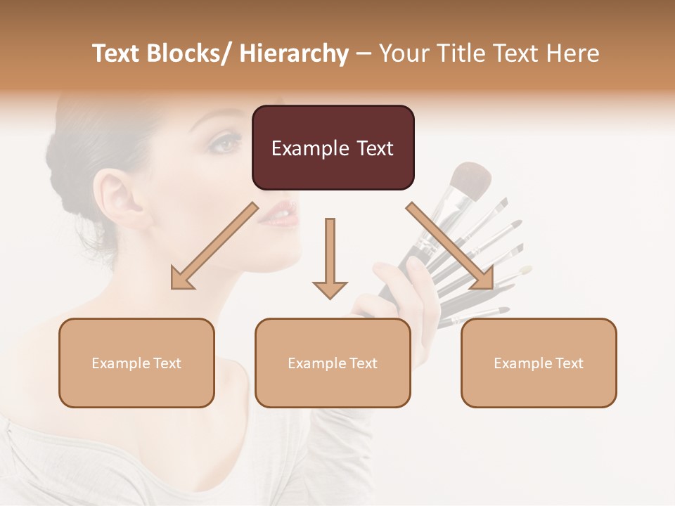 Female Brush  PowerPoint Template