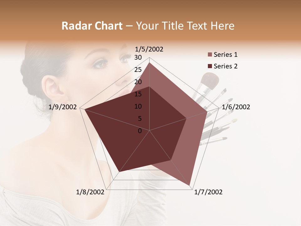 Female Brush  PowerPoint Template