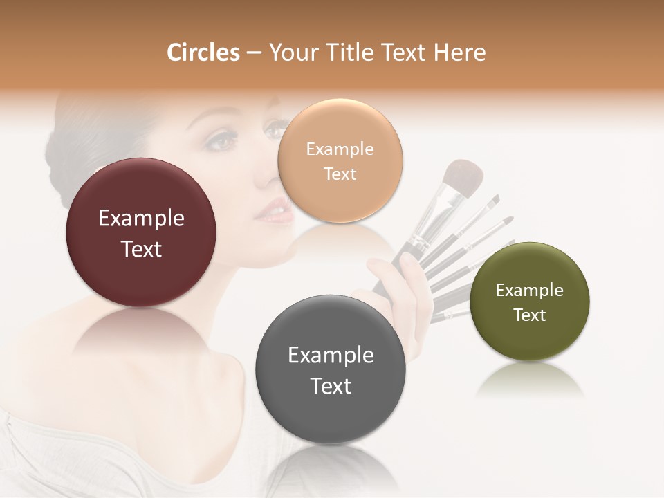 Female Brush  PowerPoint Template