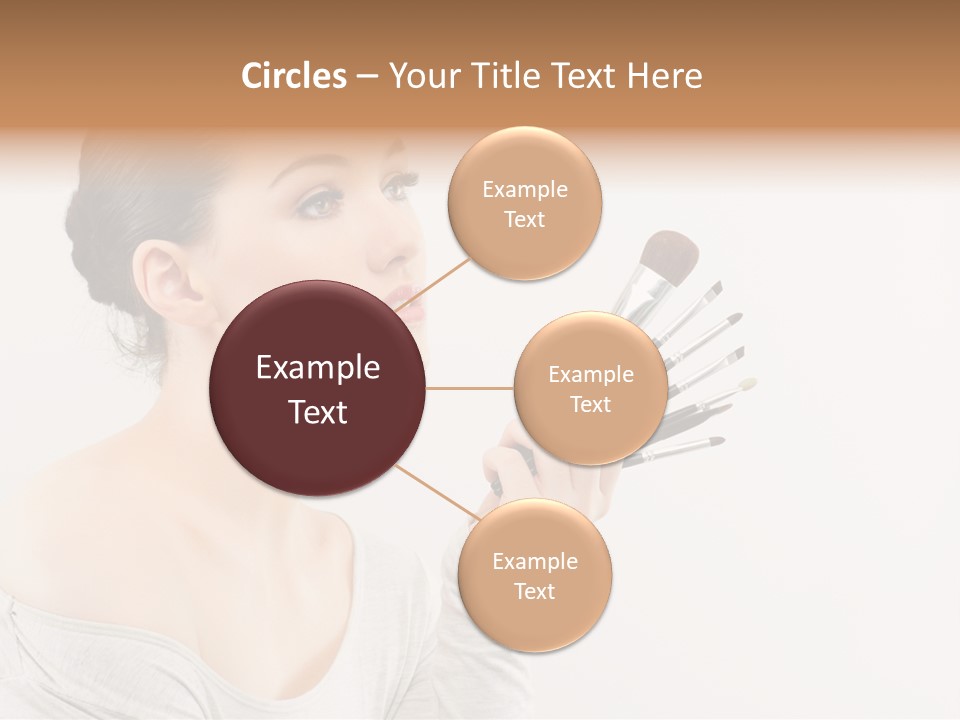 Female Brush  PowerPoint Template