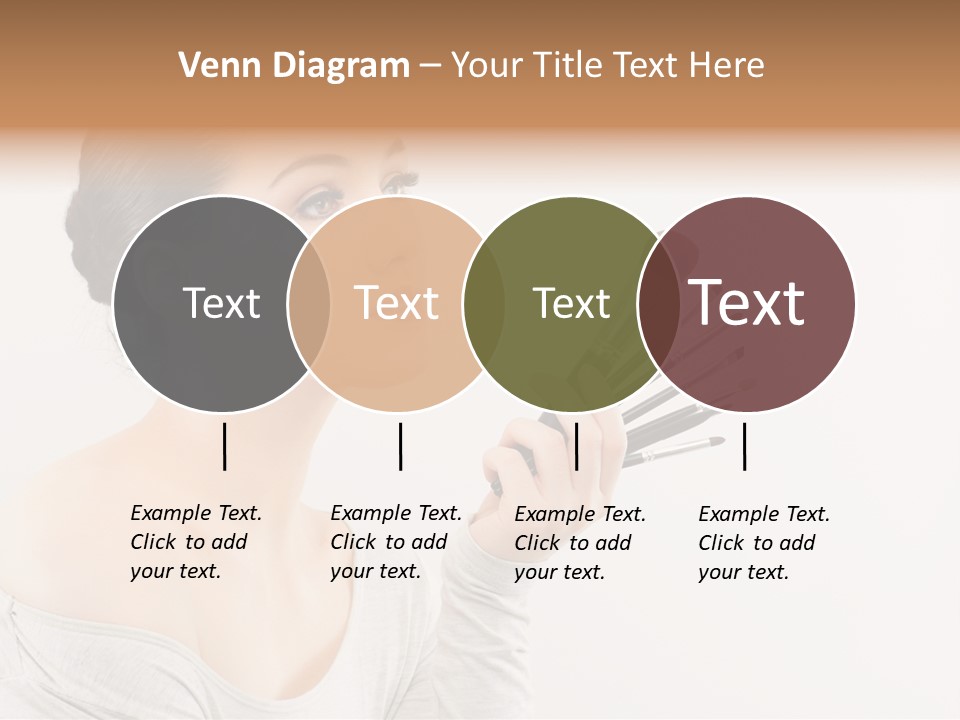 Female Brush  PowerPoint Template