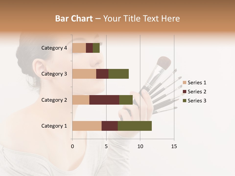 Female Brush  PowerPoint Template