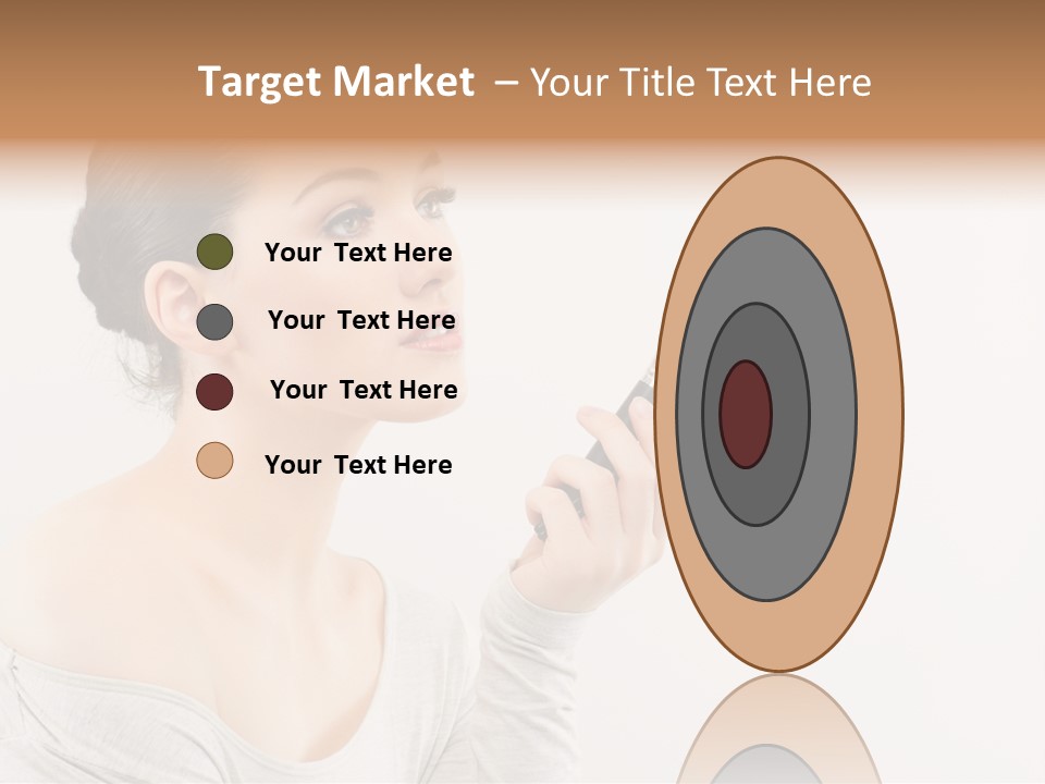 Female Brush  PowerPoint Template