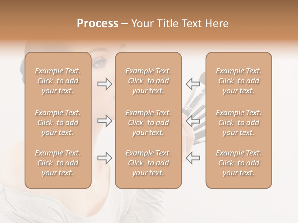 Female Brush  PowerPoint Template
