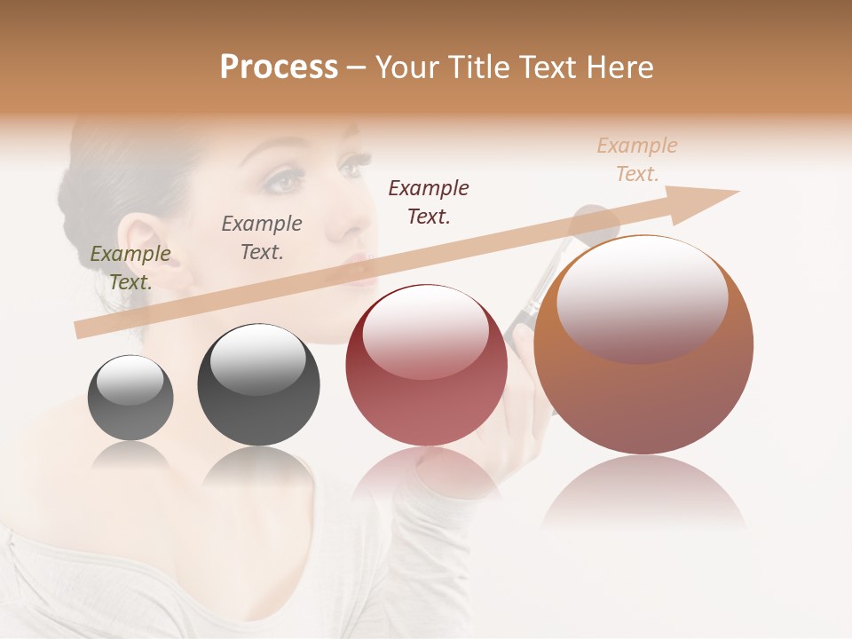 Female Brush  PowerPoint Template
