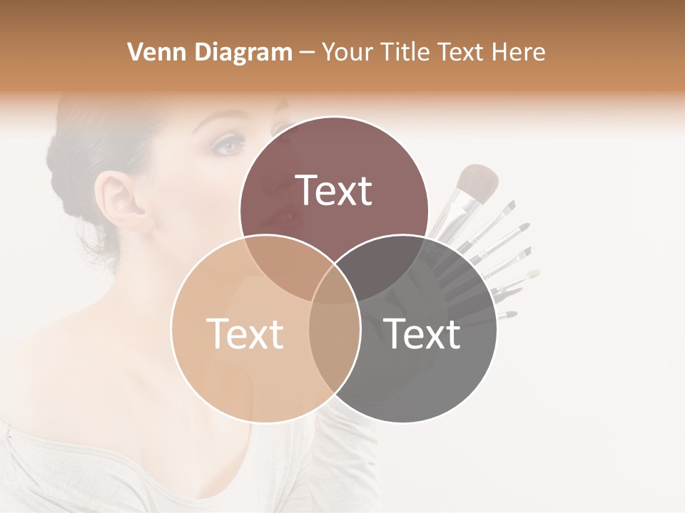 Female Brush  PowerPoint Template