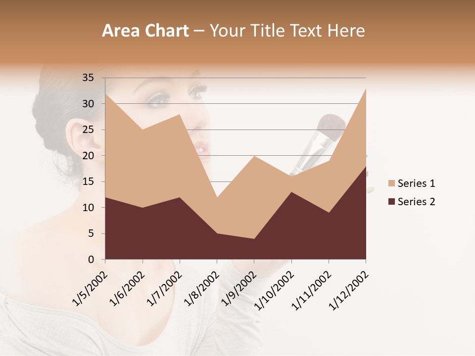 Female Brush  PowerPoint Template