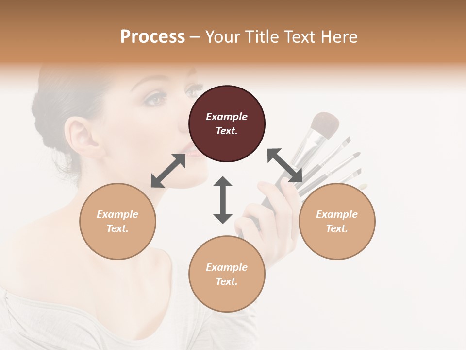 Female Brush  PowerPoint Template