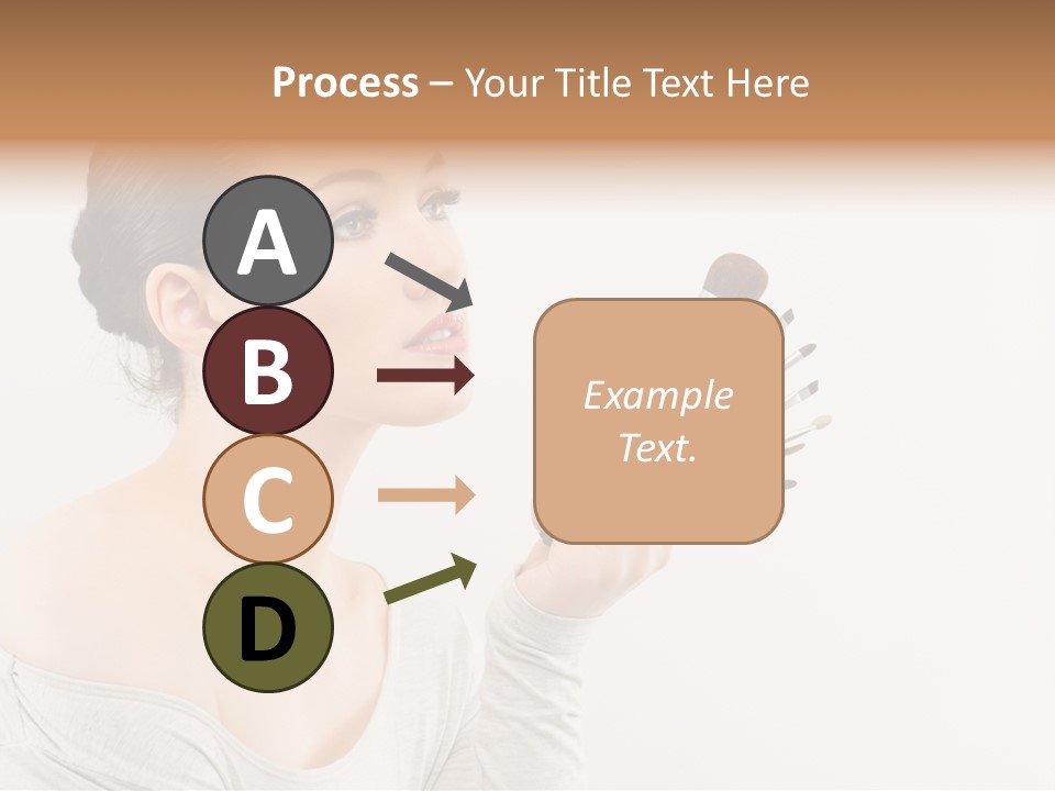 Female Brush  PowerPoint Template