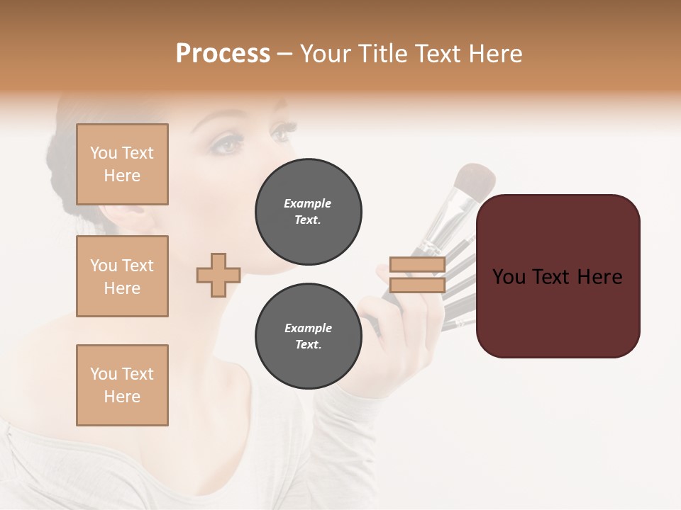 Female Brush  PowerPoint Template