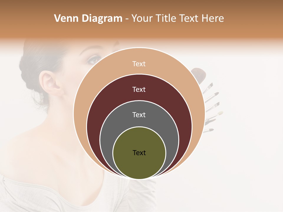 Female Brush  PowerPoint Template