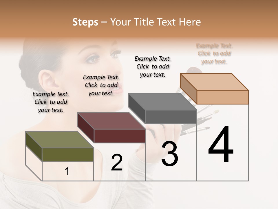 Female Brush  PowerPoint Template