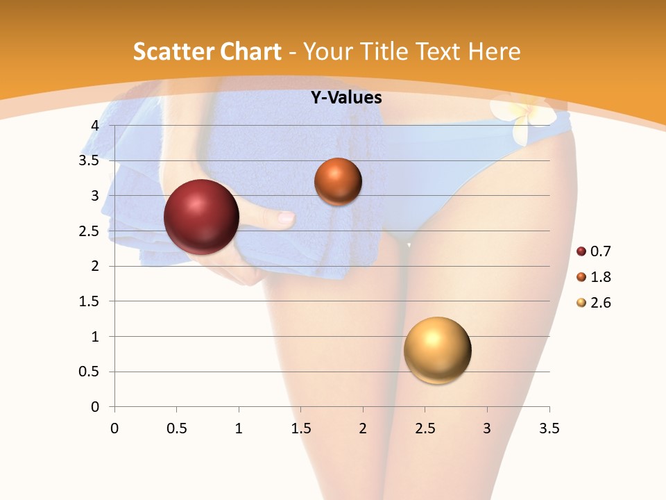 Swimsuit Sexy Towel PowerPoint Template