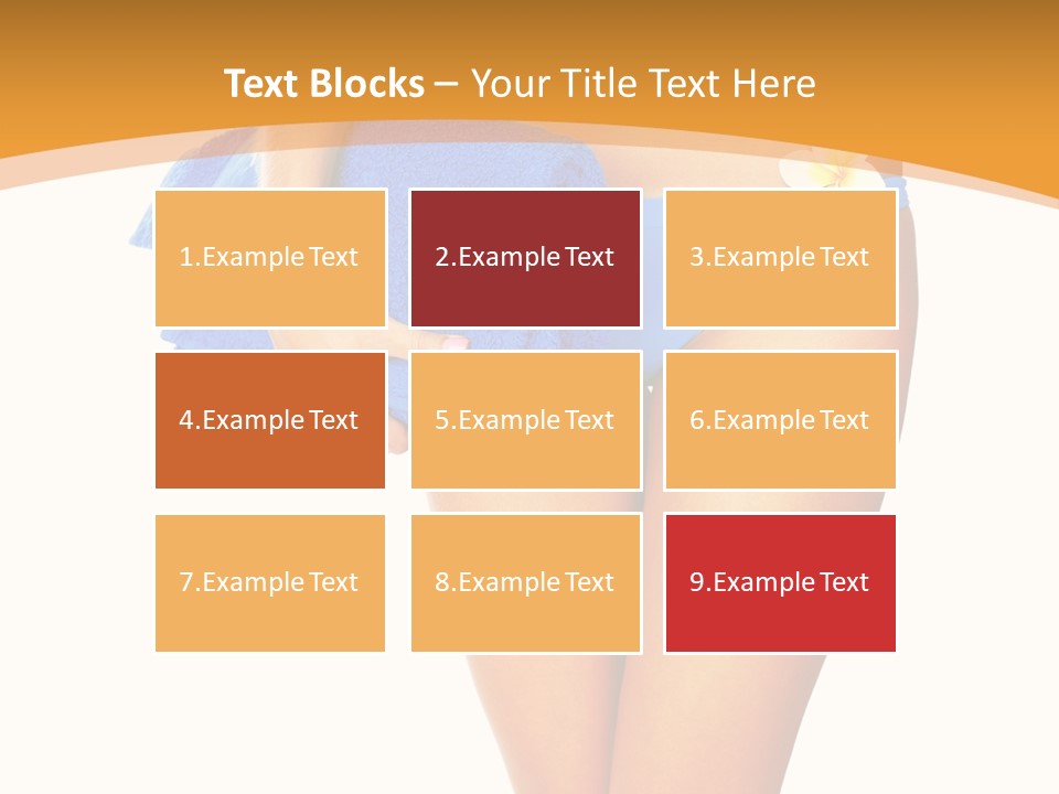 Swimsuit Sexy Towel PowerPoint Template