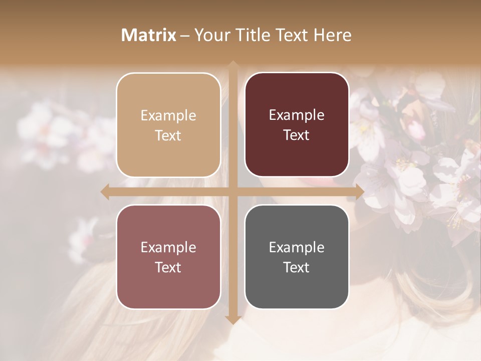 Relax Blossom White PowerPoint Template