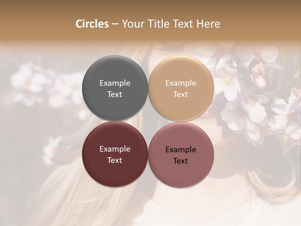 Relax Blossom White PowerPoint Template