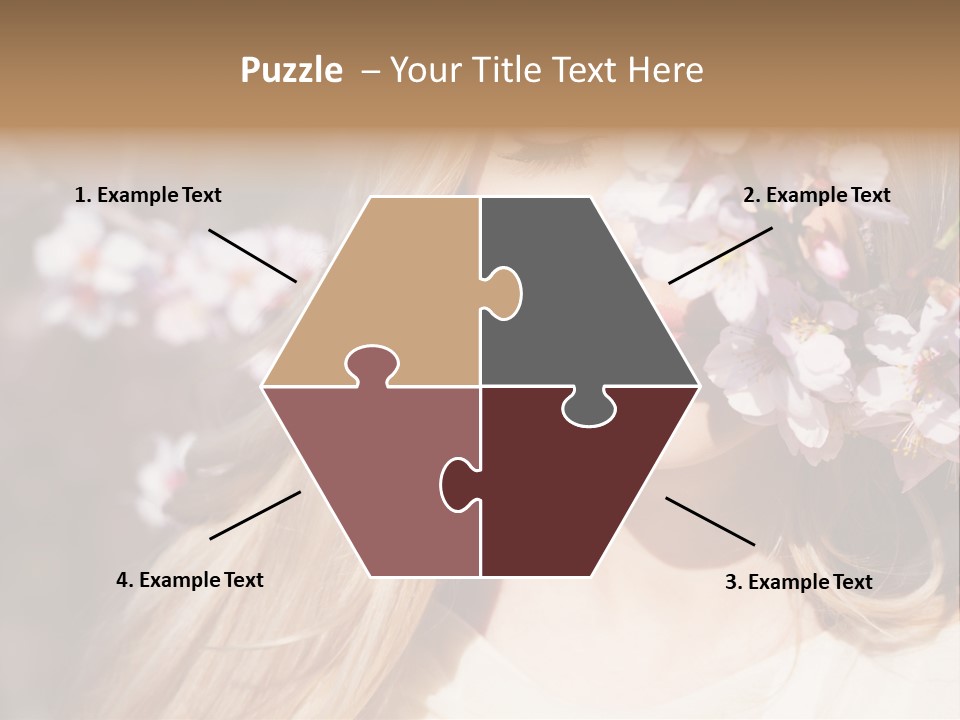 Relax Blossom White PowerPoint Template