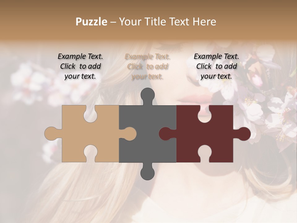 Relax Blossom White PowerPoint Template