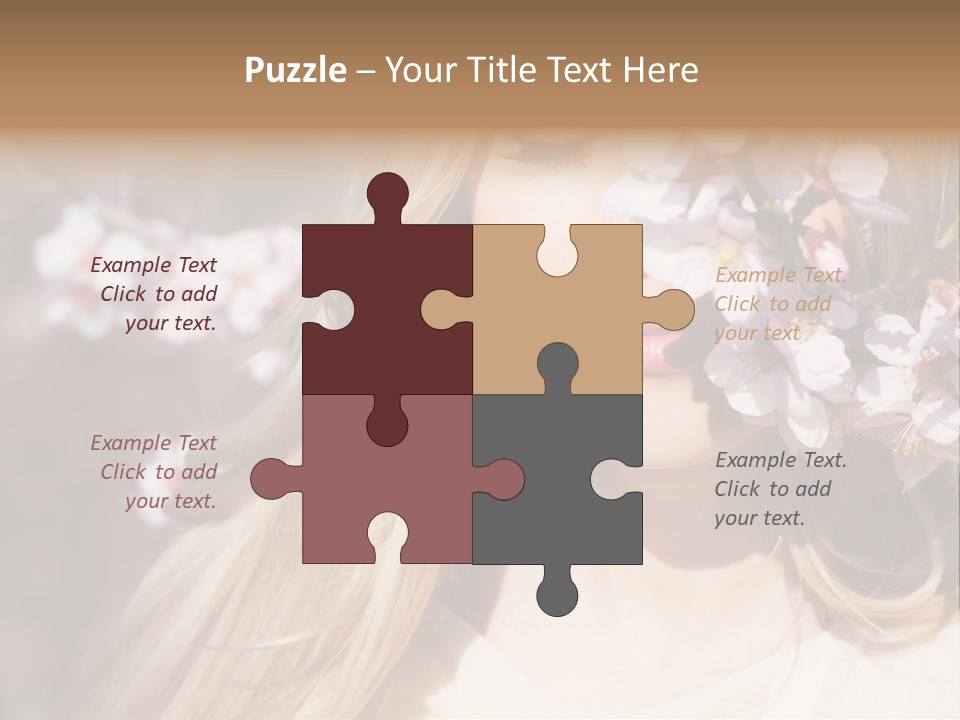 Relax Blossom White PowerPoint Template