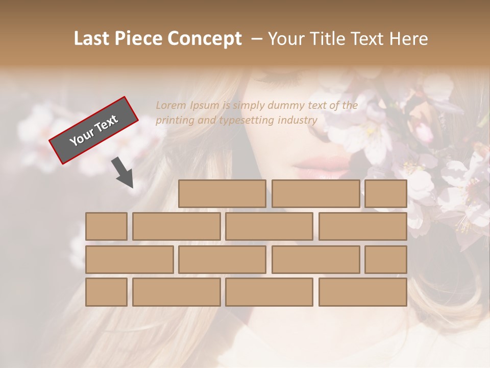 Relax Blossom White PowerPoint Template