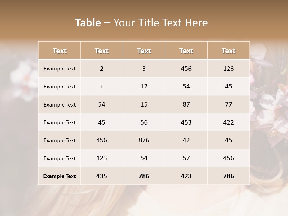 Relax Blossom White PowerPoint Template