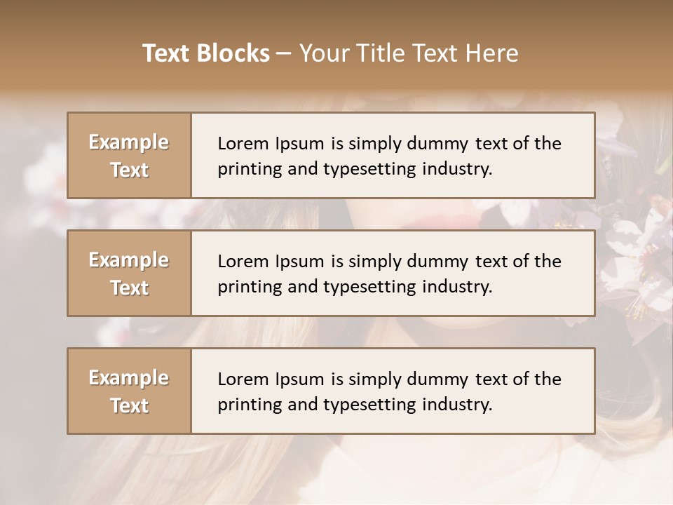 Relax Blossom White PowerPoint Template