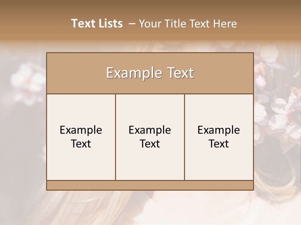 Relax Blossom White PowerPoint Template
