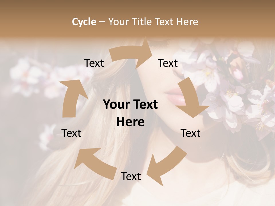 Relax Blossom White PowerPoint Template