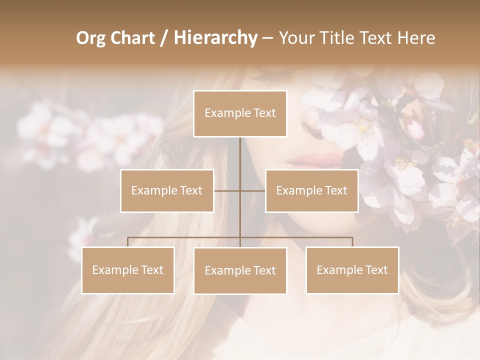 Relax Blossom White PowerPoint Template