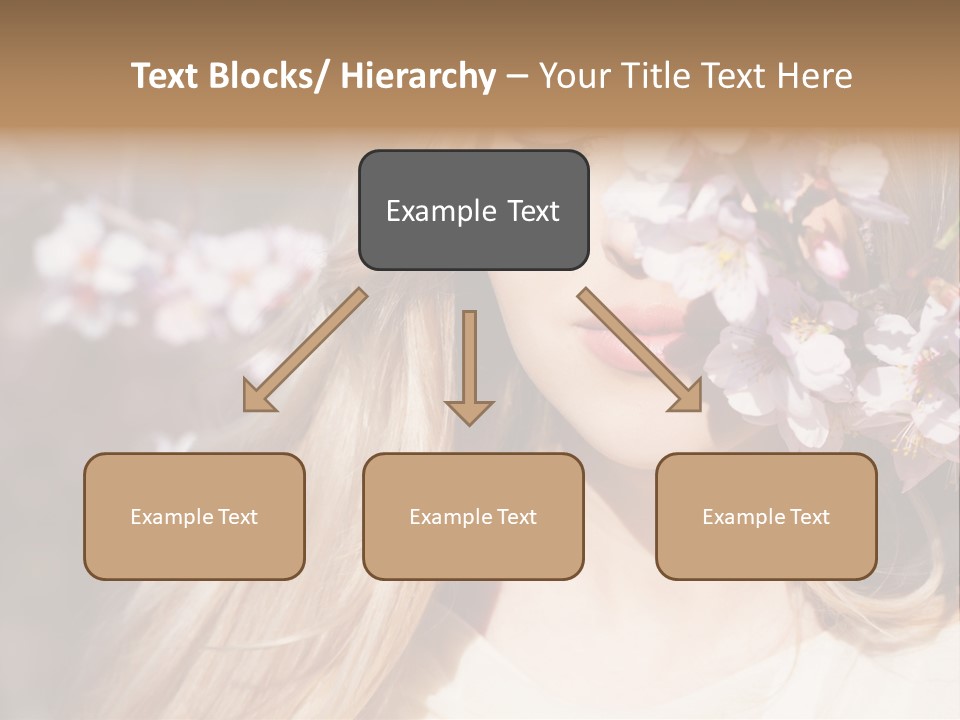 Relax Blossom White PowerPoint Template