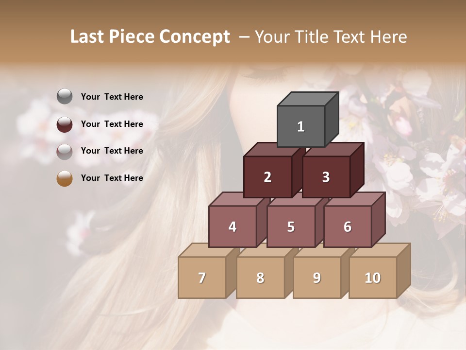 Relax Blossom White PowerPoint Template