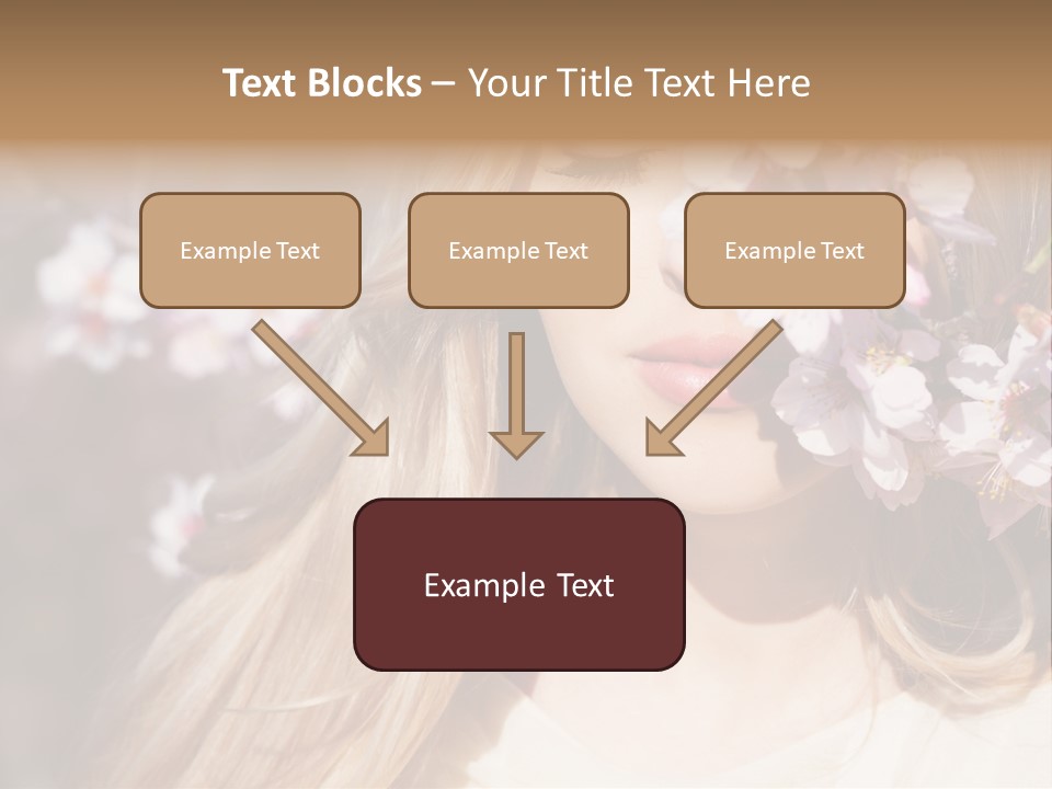 Relax Blossom White PowerPoint Template