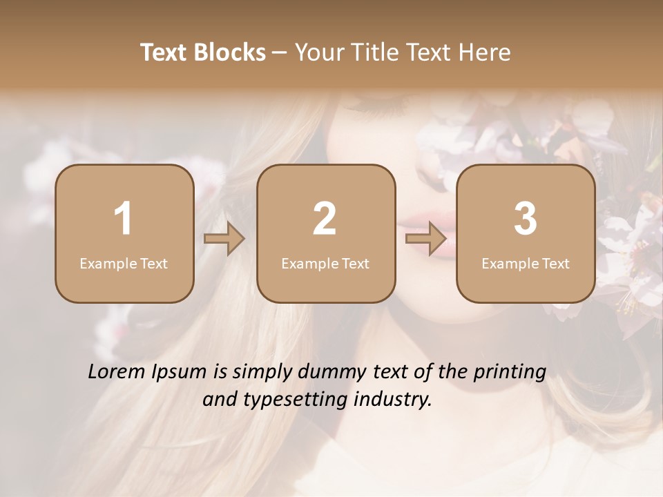 Relax Blossom White PowerPoint Template