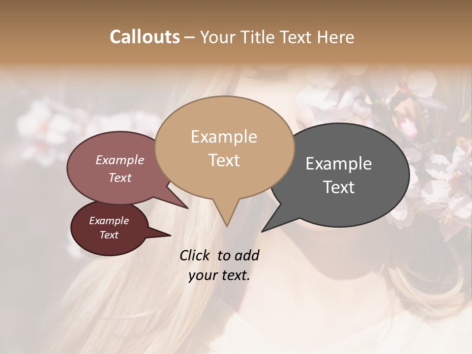 Relax Blossom White PowerPoint Template