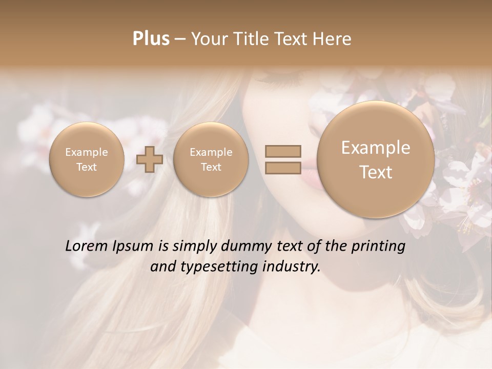Relax Blossom White PowerPoint Template