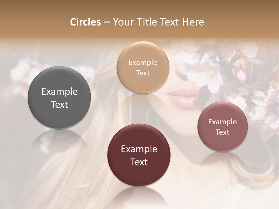 Relax Blossom White PowerPoint Template