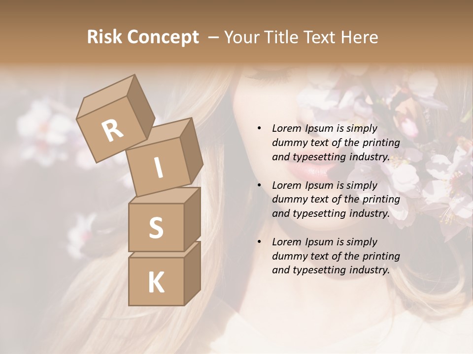 Relax Blossom White PowerPoint Template