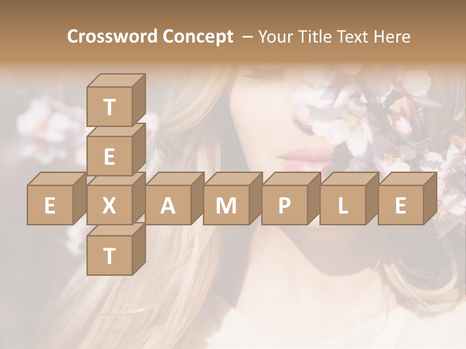 Relax Blossom White PowerPoint Template