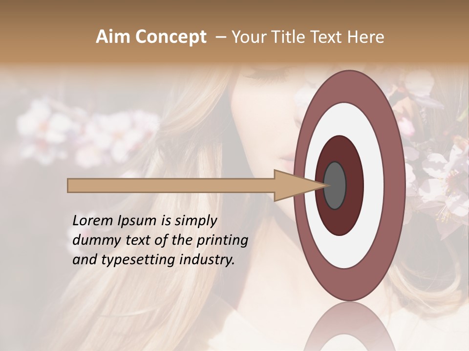 Relax Blossom White PowerPoint Template