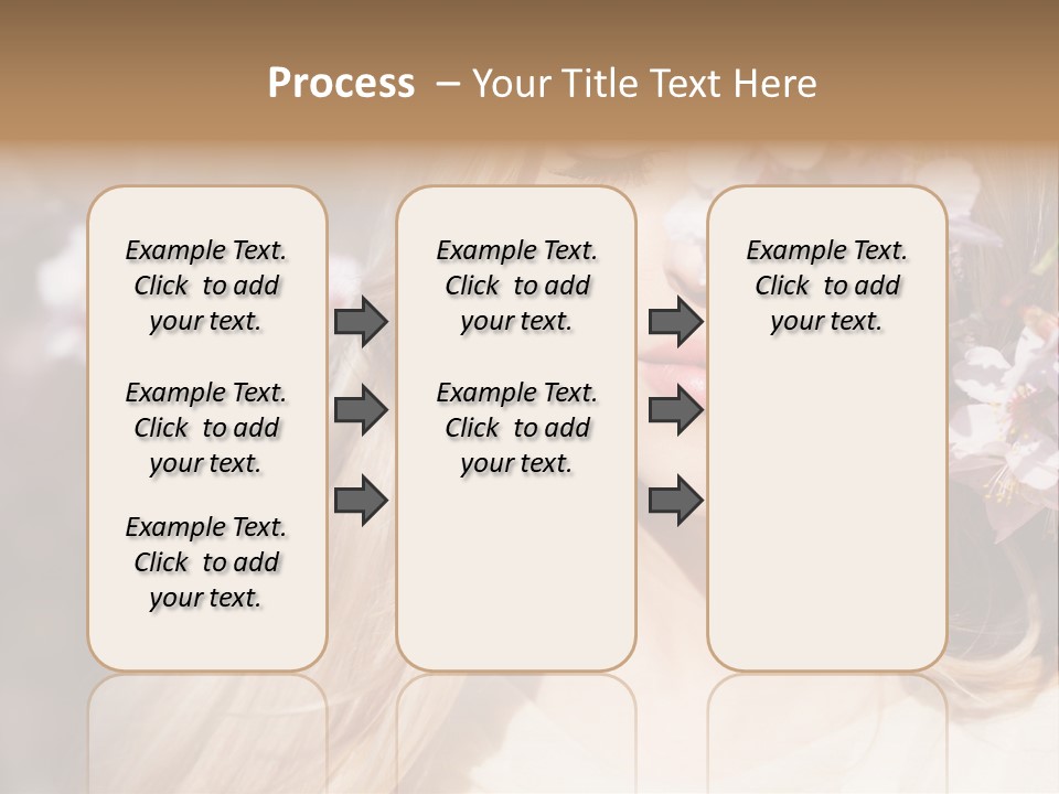 Relax Blossom White PowerPoint Template