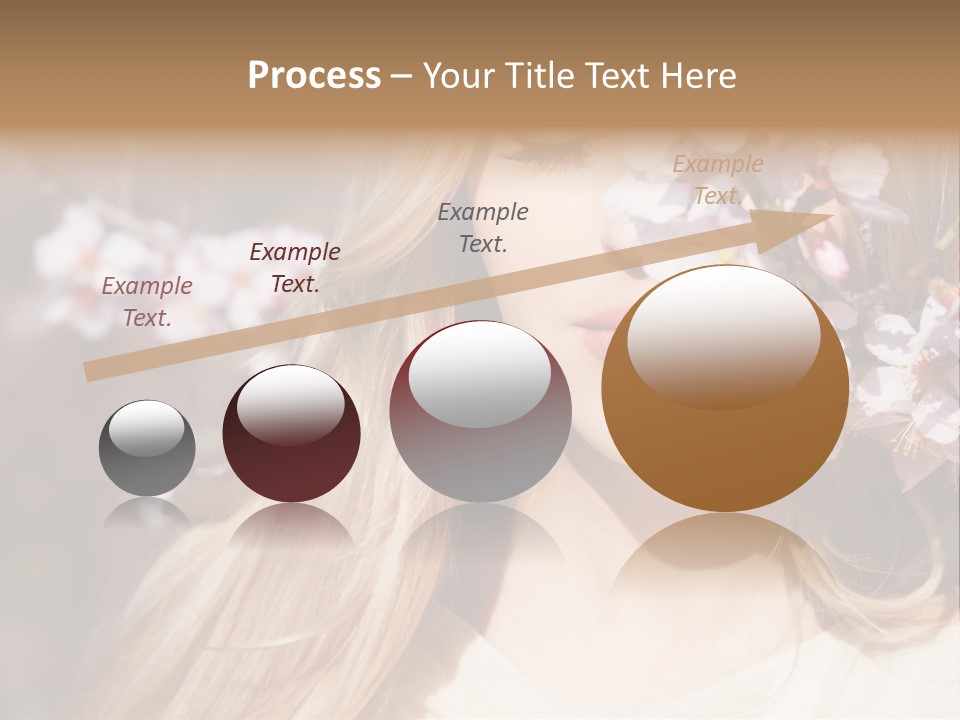 Relax Blossom White PowerPoint Template