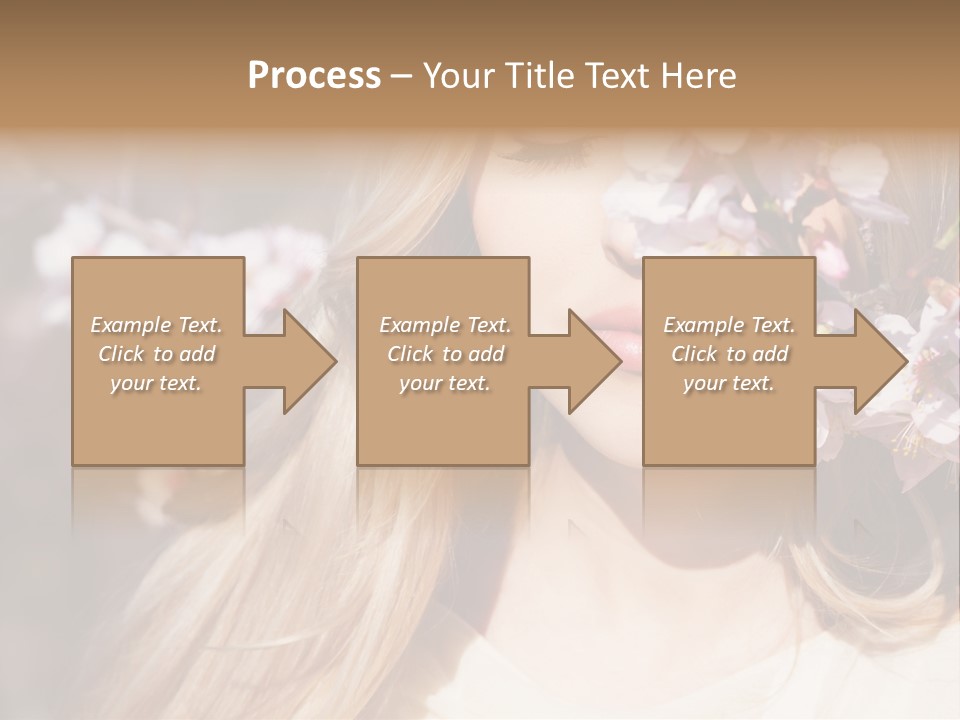 Relax Blossom White PowerPoint Template