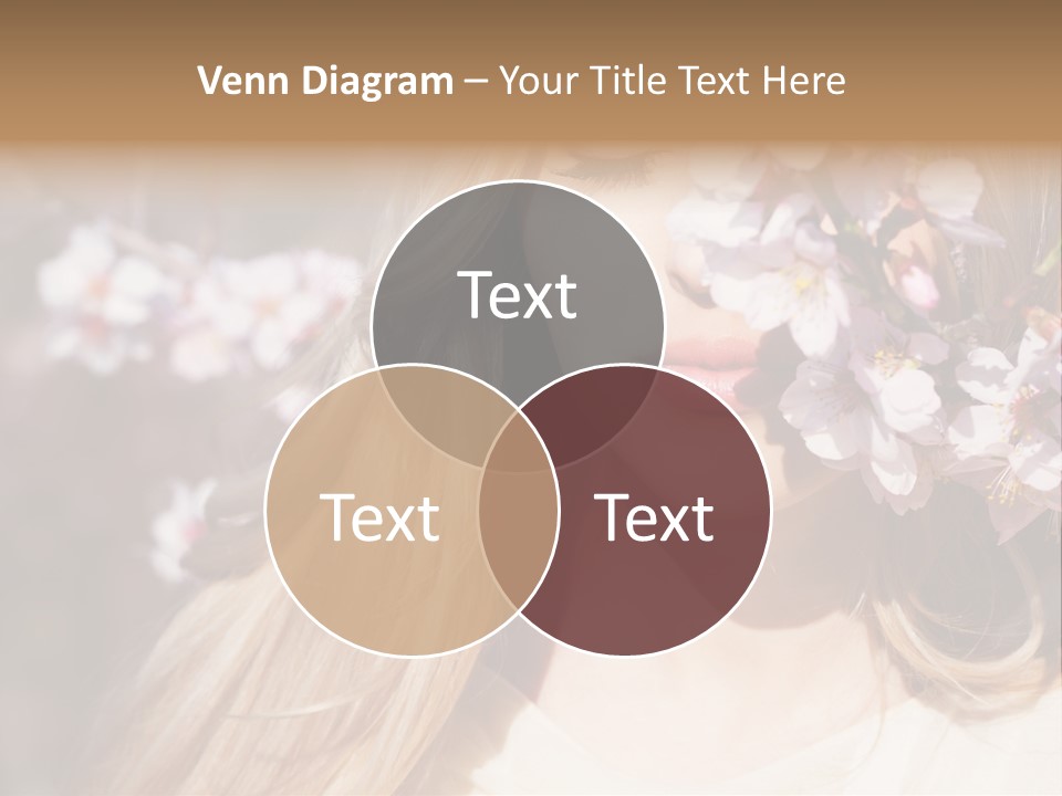 Relax Blossom White PowerPoint Template