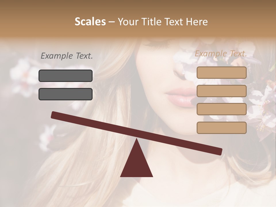 Relax Blossom White PowerPoint Template