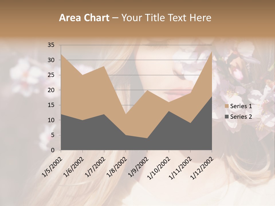 Relax Blossom White PowerPoint Template