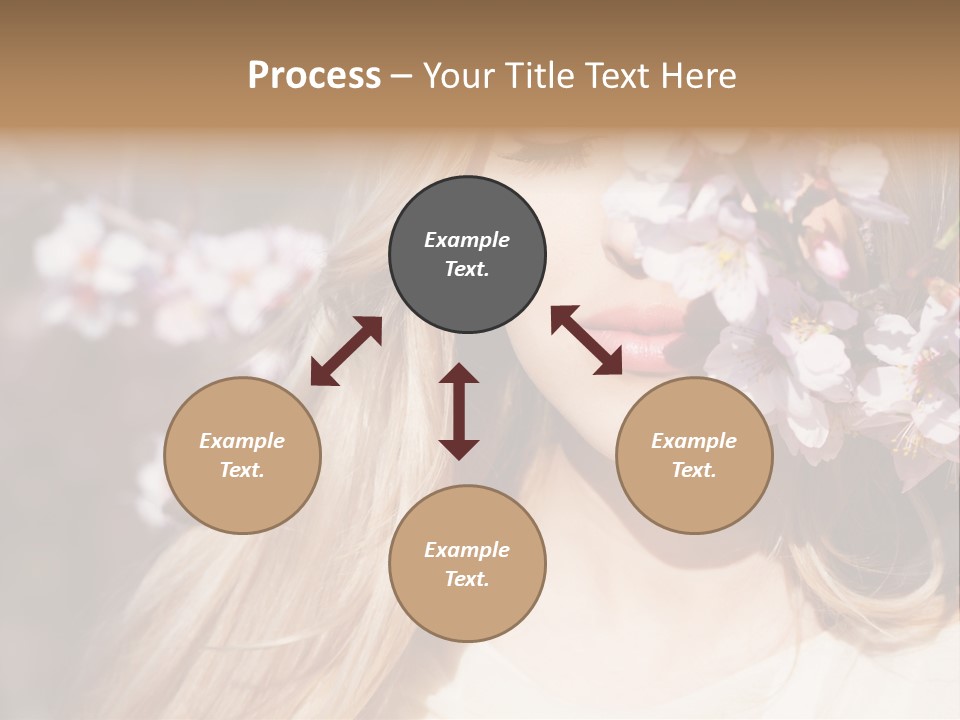 Relax Blossom White PowerPoint Template