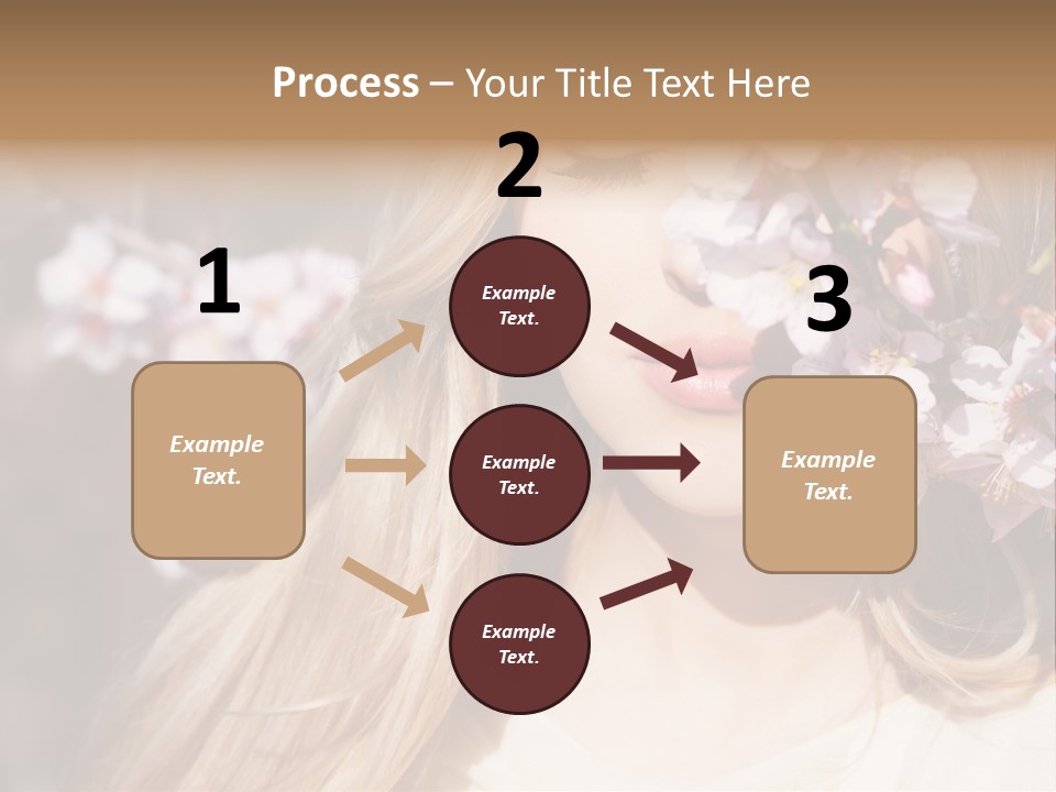 Relax Blossom White PowerPoint Template